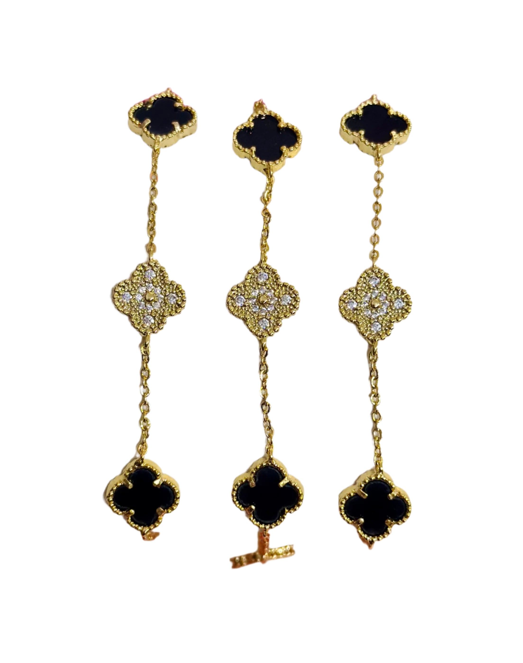 Clover Bracelet Black