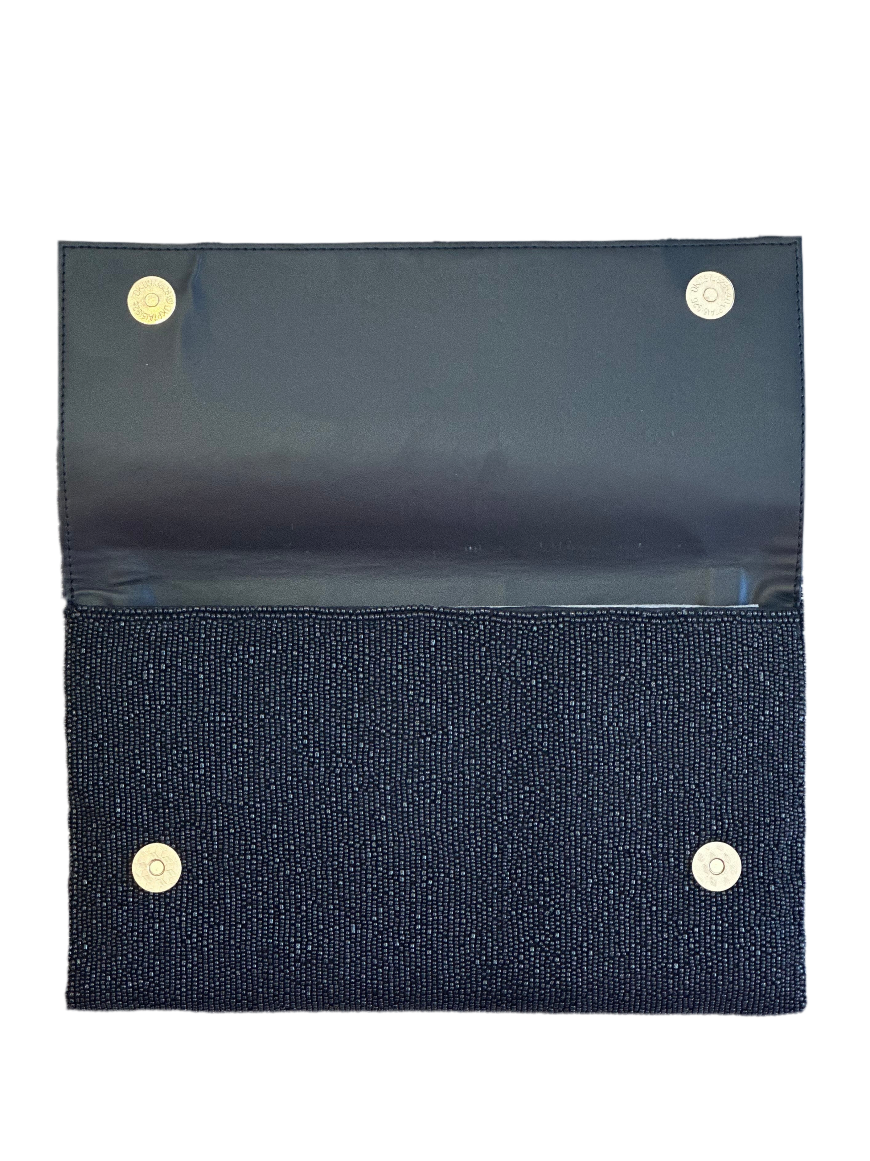 Black Mar-A-Lago Beaded Clutch