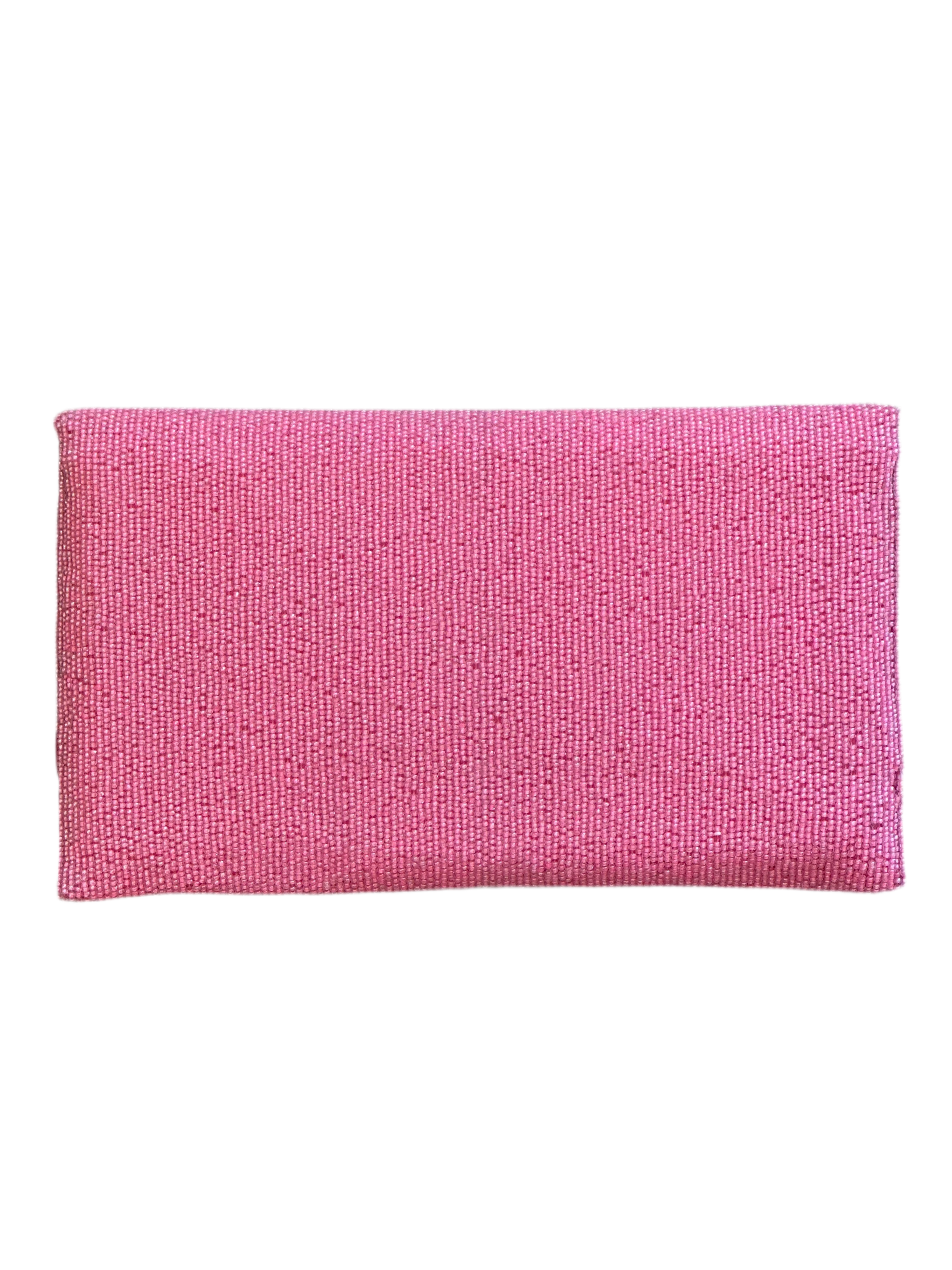 Pink Mar-A-Lago Beaded Clutch