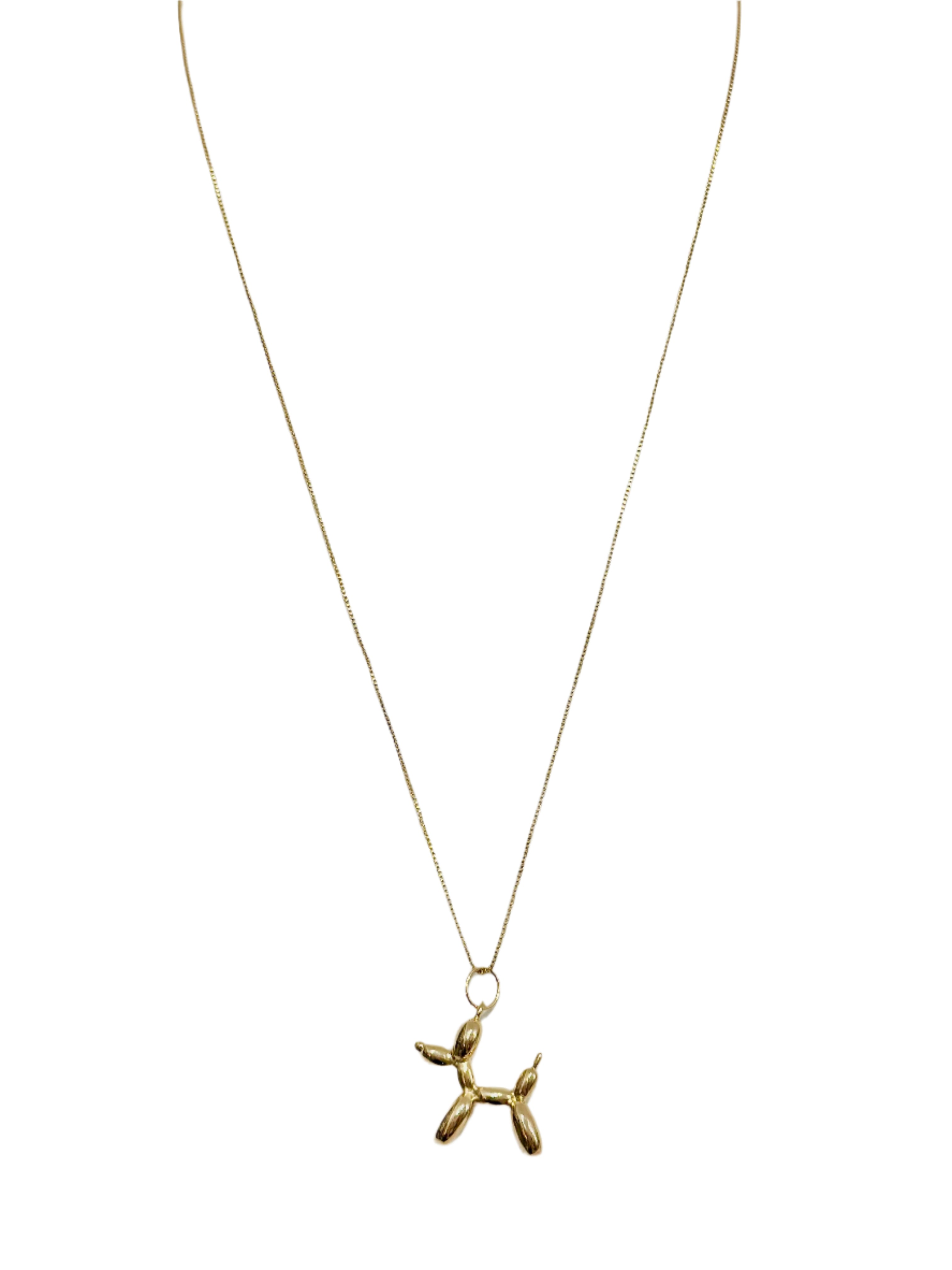 Balloon Dog 18K Gold Filled Necklace