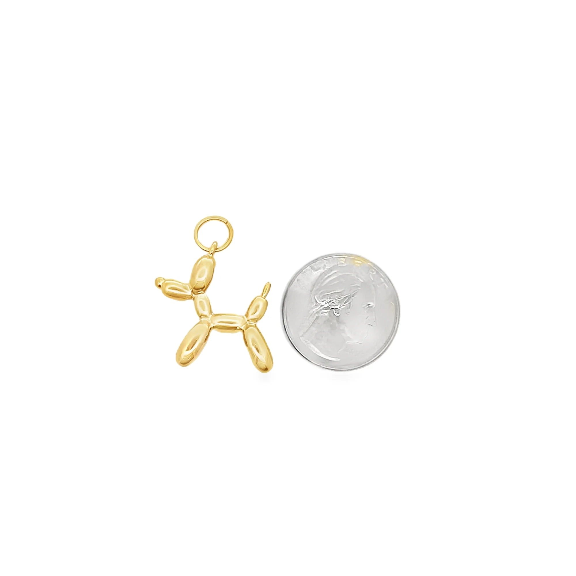 Balloon Dog 18K Gold Filled Necklace