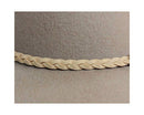 Australian Wool Gambler Hat + Braided Tassel: Ivory