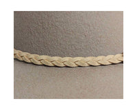 Australian Wool Gambler Hat + Braided Tassel: Ivory