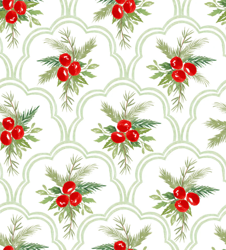 Beau Bottles Wrap Limited Edition Scalloped Christmas