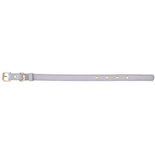 Saffiano Collar - Grey