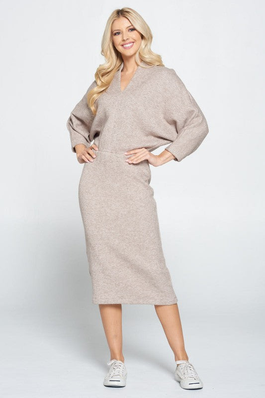 Sydney Midi Dress Sand