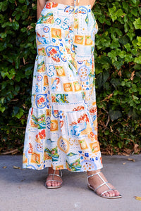 Positano Maxi Skirt Set