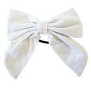 Beau Bottles White Linen Champagne Bottle Bow