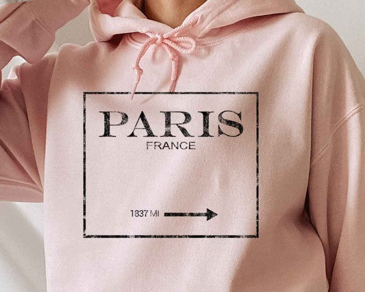 PARIS FRANCE GRAPHIC HOODIE