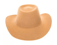 Australian Wool Gambler Hat – Camel - Hat Bar Blank Hats: Camel