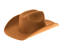 Cattleman Cowboy-Cowgirl Hat - Vegan Suede - Many Colors!: Black