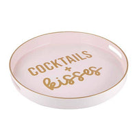Bar Tray - Cocktails + Kisses