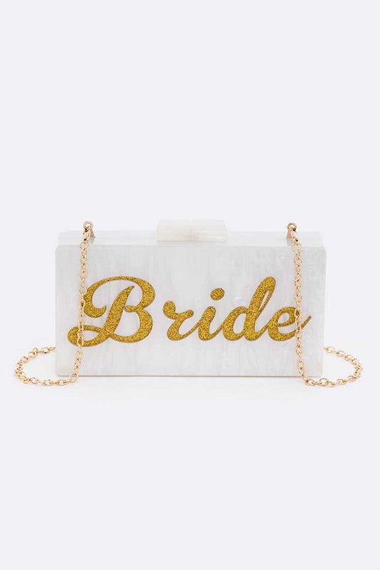 BRIDE Acrylic Clutch