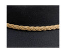 Australian Wool Gambler Hat + Braided Tassel: Ivory