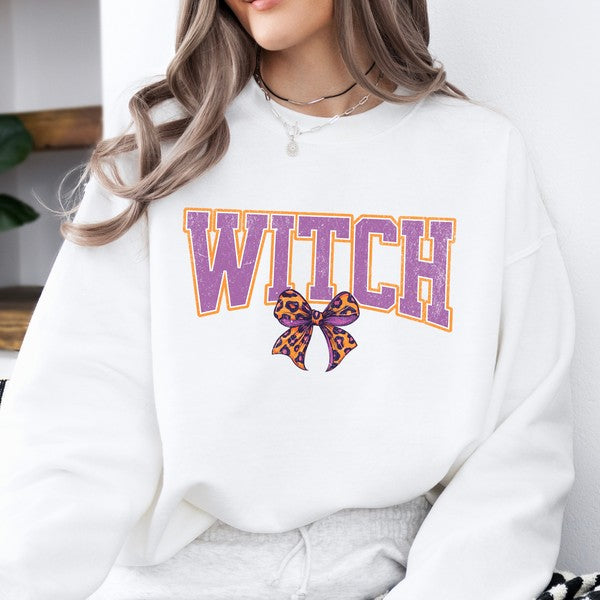 Coquette Bow Halloween Sweatshirt