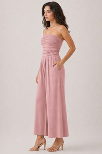 Ella Strapless Palazzo Jumpsuit