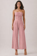Ella Strapless Palazzo Jumpsuit