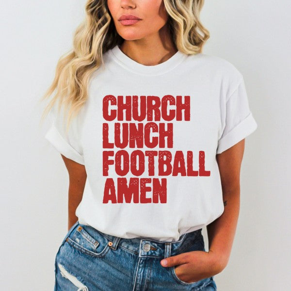 Football and Faith Tee PLUS