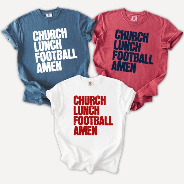Football and Faith Tee PLUS