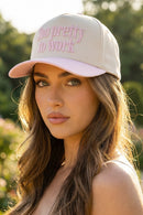 'Too Pretty to Work' Trucker-hat