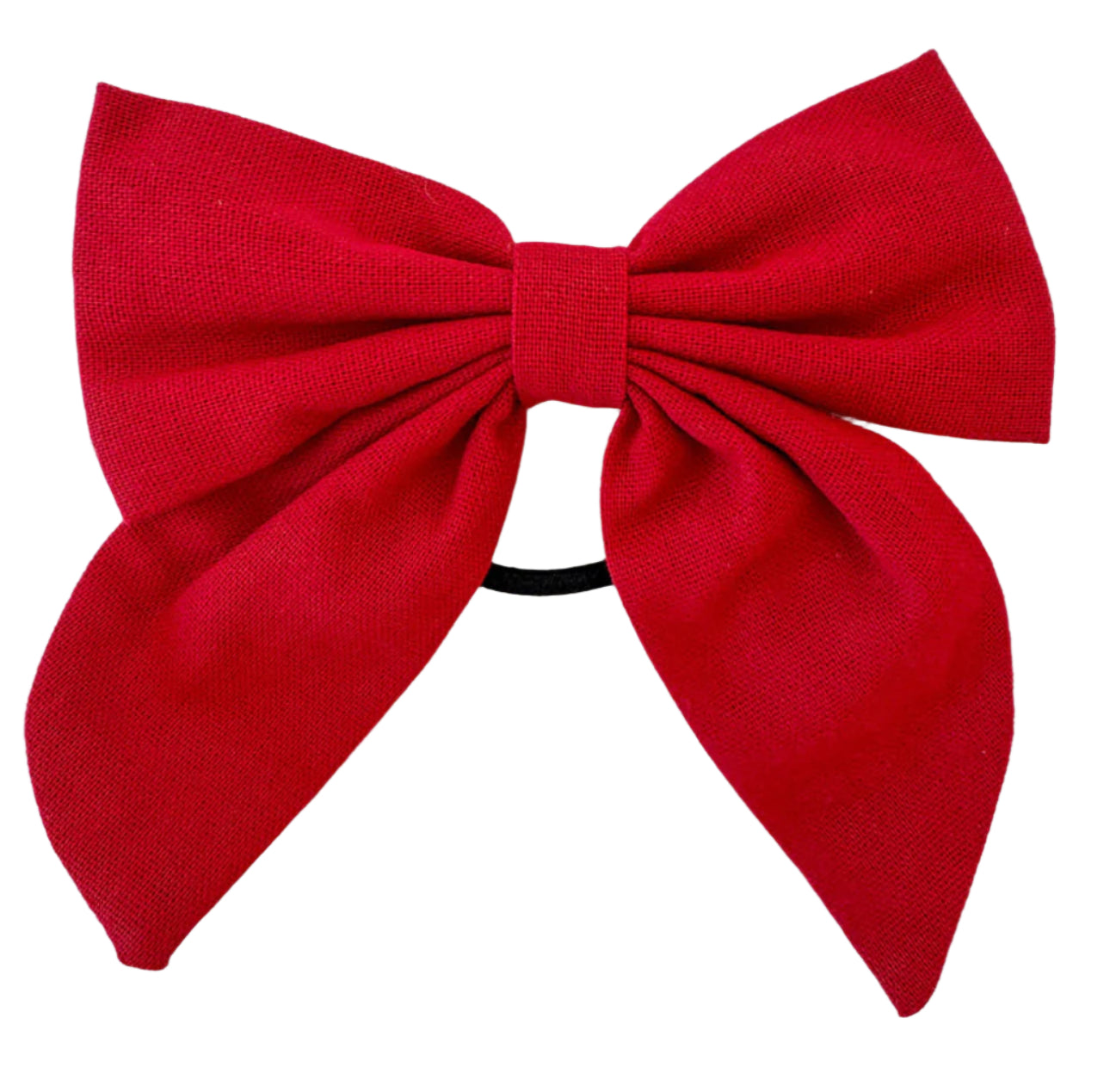 Beau Bottles Red Linen Champagne Bottle Bow