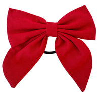 Beau Bottles Red Linen Champagne Bottle Bow