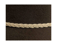 Australian Wool Gambler Hat + Braided Tassel: Ivory