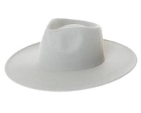 The Original Vegan Felt Rancher Hat - Many Colors!: Ivory