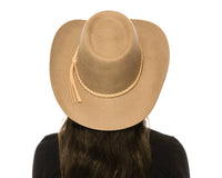 Australian Wool Gambler Hat + Braided Tassel: Ivory