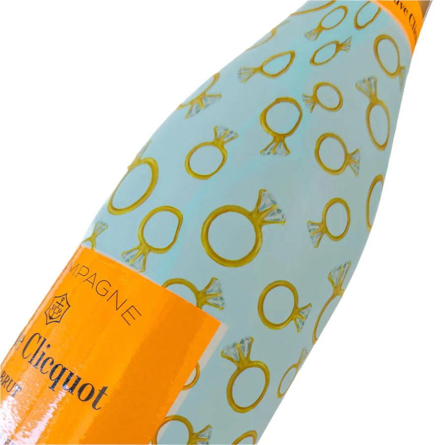 Beau Bottles Wrap Blue Engagement Ring
