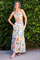 Positano Maxi Skirt Set
