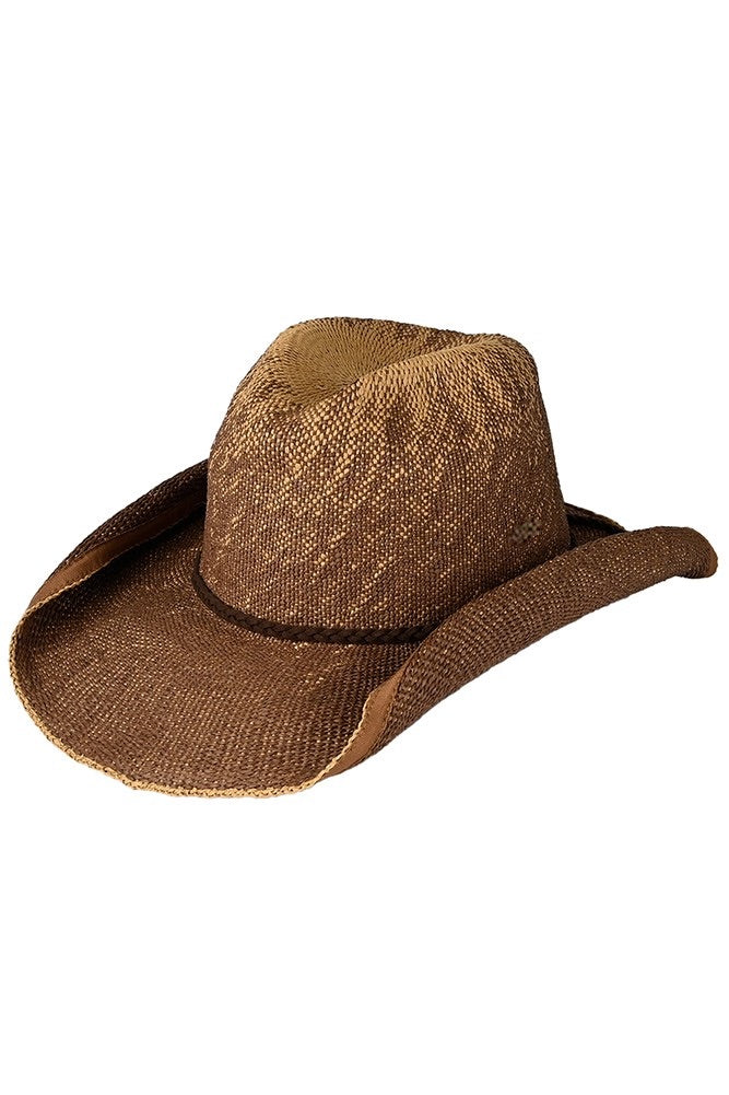 Ombre Rolled Up Edge Cowboy Hat