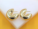 Chunky 18K Gold Filled Hoops