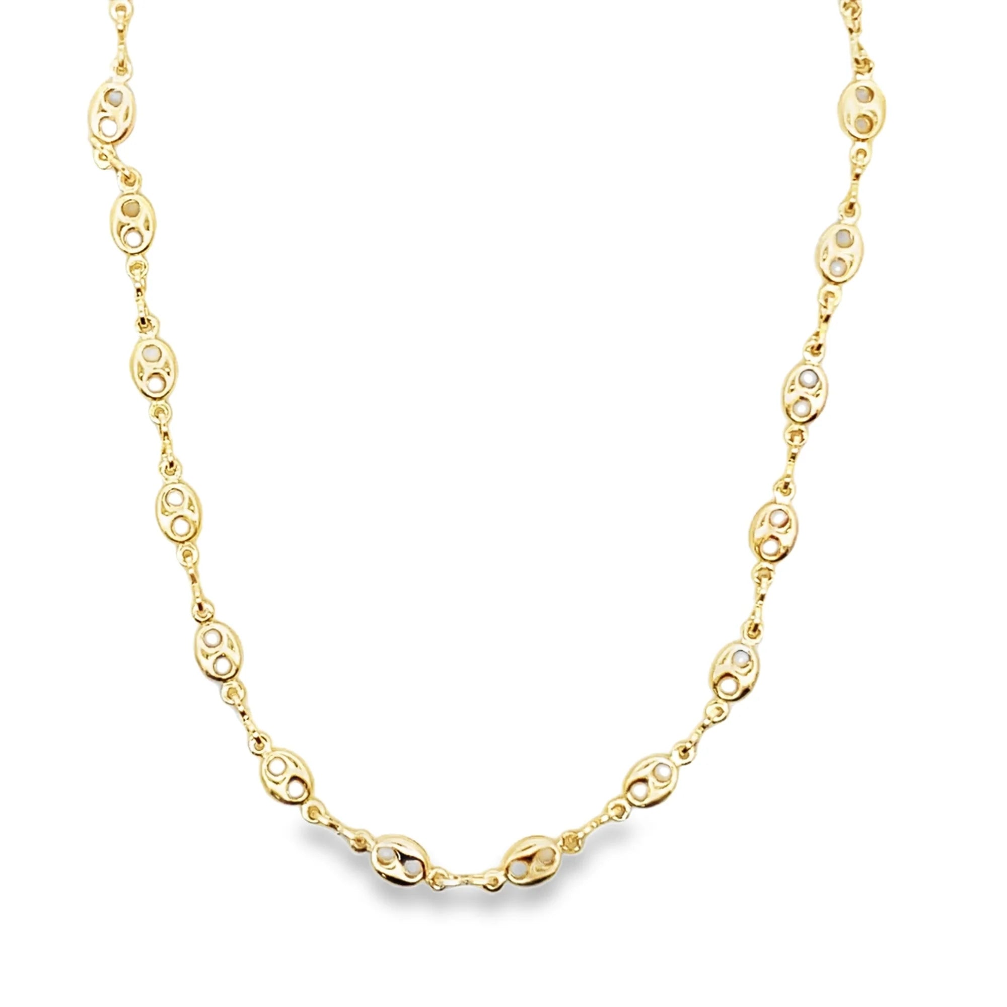 Guiliana Link 18inch 18K Gold Filled Necklace