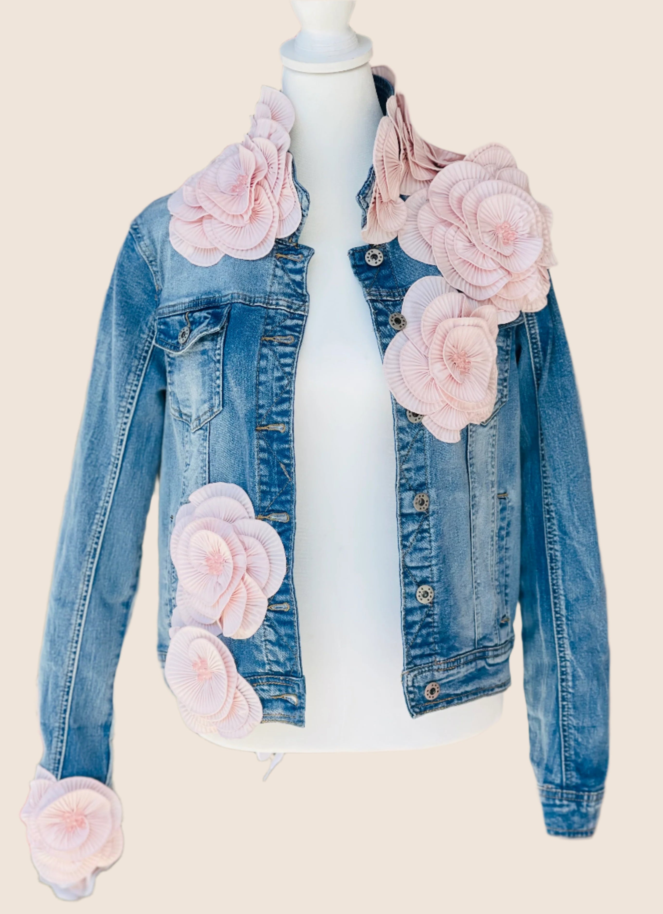 Peony Denim Jacket
