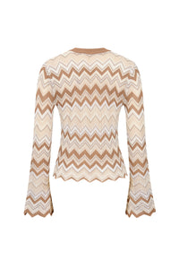 Bettina Zig Zag Cardigan
