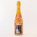 Beau Bottles Wrap Veuve Preppy Watercolor Oranges