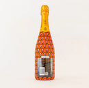 Beau Bottles Wrap Veuve Indian Blockprint Red Leaf