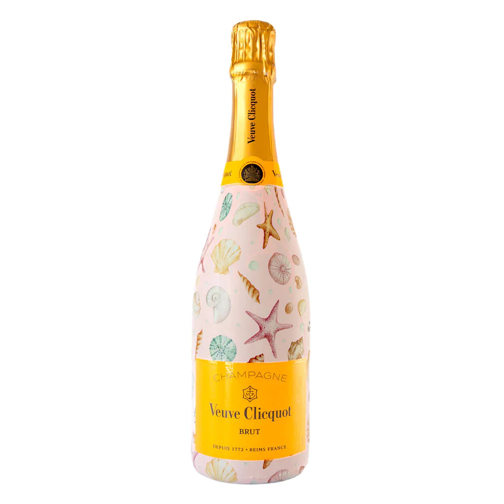 Beau Bottles Wrap Pink Seashells