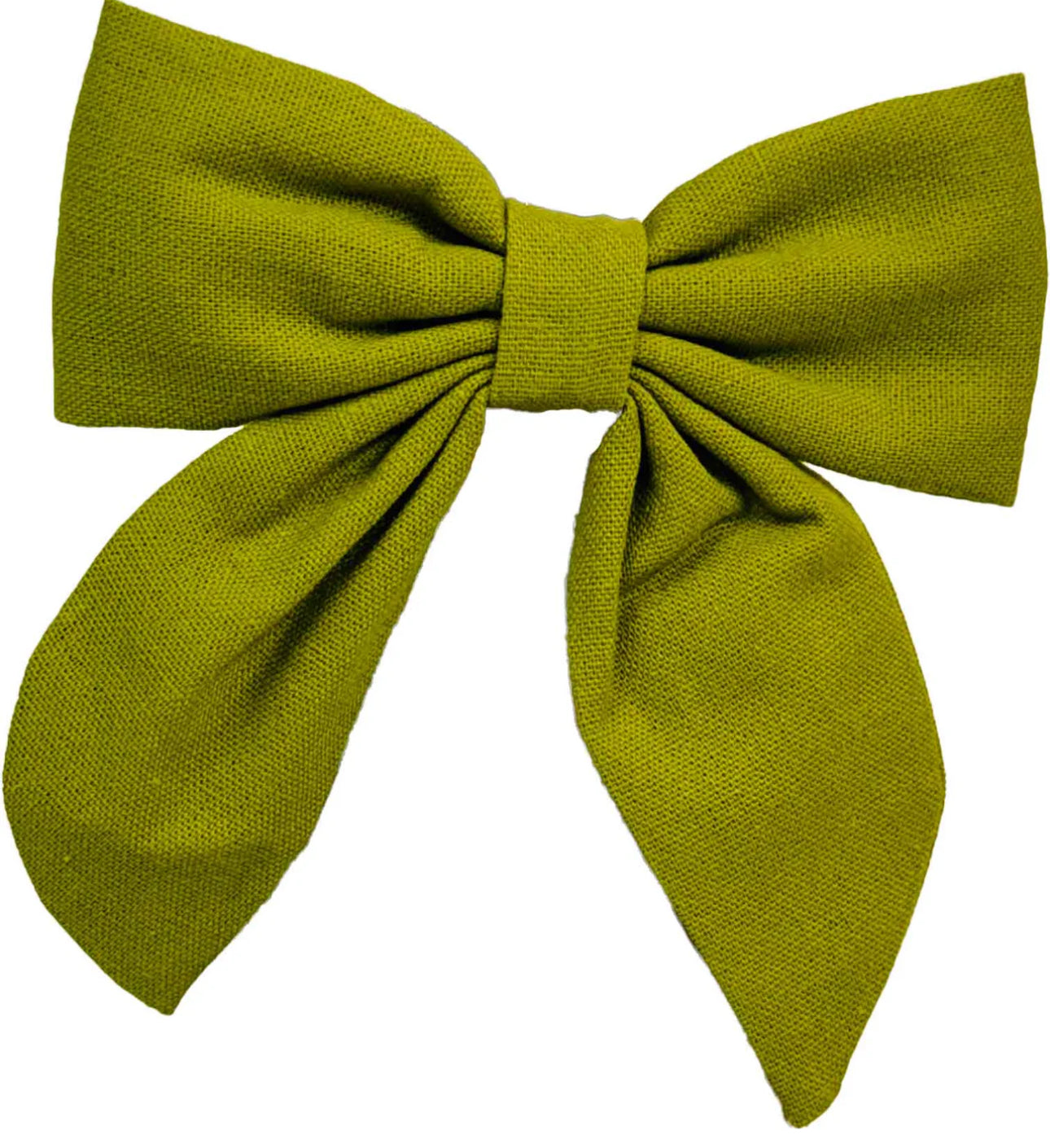 Beau Bottles Green Linen Champagne Bottle Bow