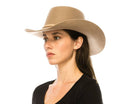 Australian Wool Gambler Hat + Braided Tassel: Ivory