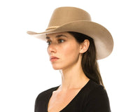 Australian Wool Gambler Hat + Braided Tassel: Ivory