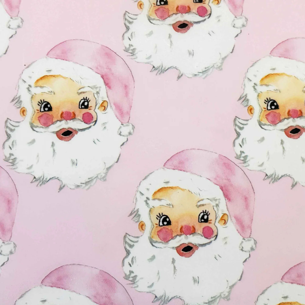 Beau Bottles Wrap Limited Edition Watercolor Pink Santa
