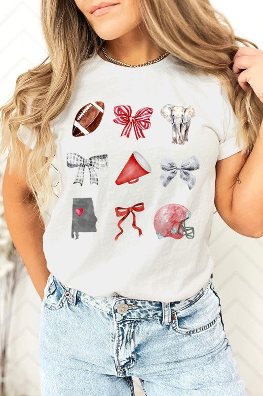Alabama Football Graphic Plus Tee