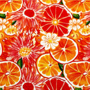 Beau Bottles Wrap Veuve Preppy Watercolor Oranges