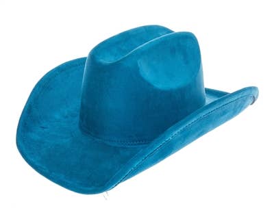 Cattleman Cowboy-Cowgirl Hat - Vegan Suede - Many Colors!: Black