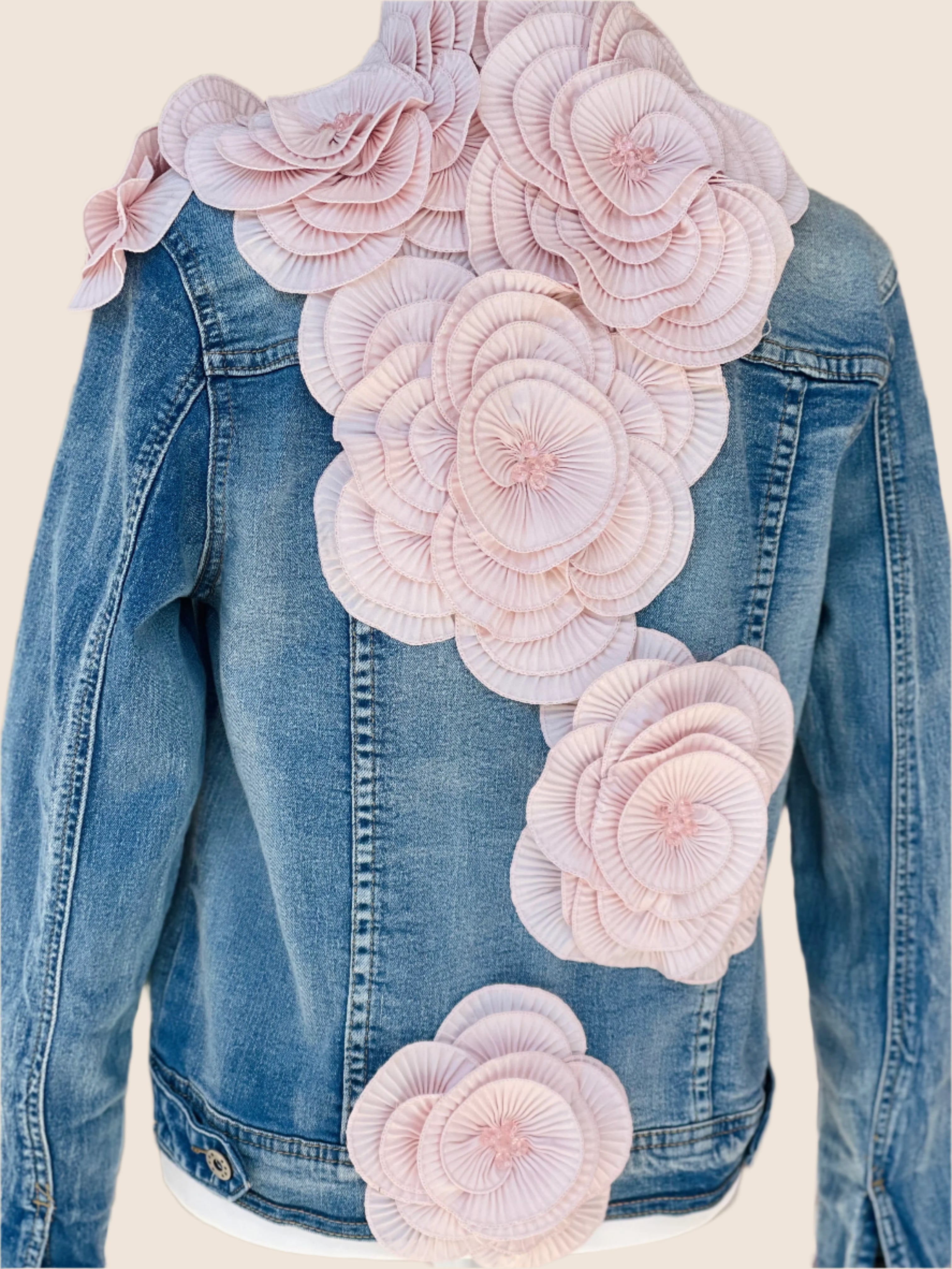 Peony Denim Jacket