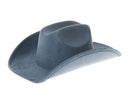 Cattleman Cowboy-Cowgirl Hat - Vegan Suede - Many Colors!: Black