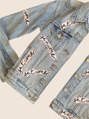 I Love You Denim Jacket