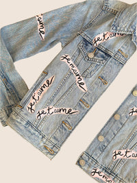 I Love You Denim Jacket